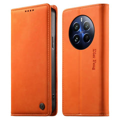 Dierfeng Metal Snap Magnetic RFID Vegan Leat...
