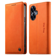 Funda para teléfono Dierfeng de cuero vegano...
