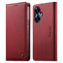 Funda para teléfono Dierfeng de cuero vegano...