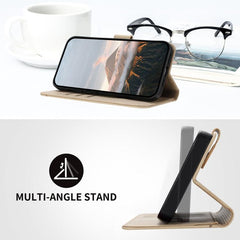 Funda de cuero para teléfono con cierre de h...