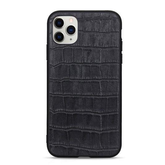 Estuche protector de cuero genuino con textu...