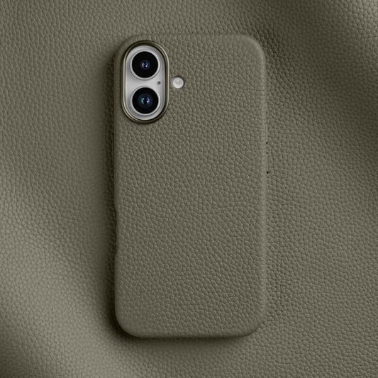 Funda magnética de piel auténtica con textur...