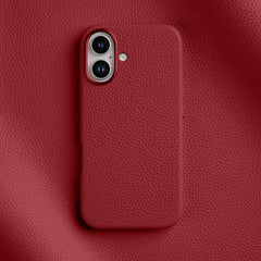 Funda magnética de piel auténtica con textur...