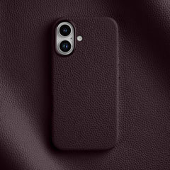 Funda magnética de piel auténtica con textur...