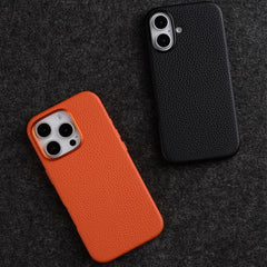 Funda magnética de piel auténtica con textur...