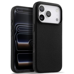 Funda magnética de piel auténtica con textur...