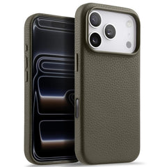 Funda magnética de piel auténtica con textur...
