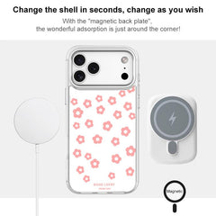 Funda magnética para teléfono con diseño flo...