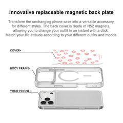 Funda magnética para teléfono con diseño flo...