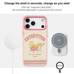 Adorable funda magnética para teléfono con e...