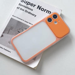 Funda híbrida de TPU y PC con ventana grande...
