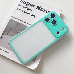 Funda híbrida de TPU y PC con ventana grande...
