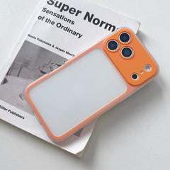 Funda híbrida de TPU y PC con ventana grande...