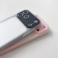 Funda híbrida de TPU y PC con ventana grande...