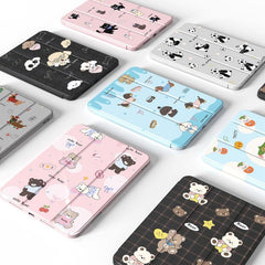 Funda para tablet plegable de piel vegana de...