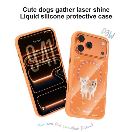 Funda magnética de silicona líquida con esta...
