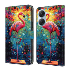 Funda para teléfono de cuero vegano pintado ...