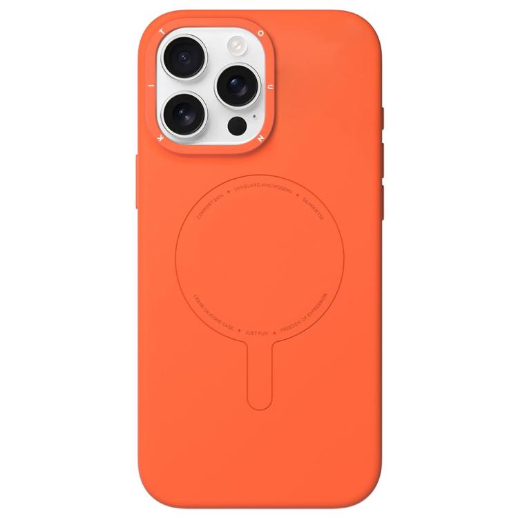 Funda magnética de silicona líquida para tel...