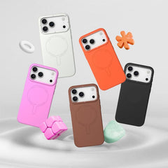 Funda magnética de silicona líquida para tel...