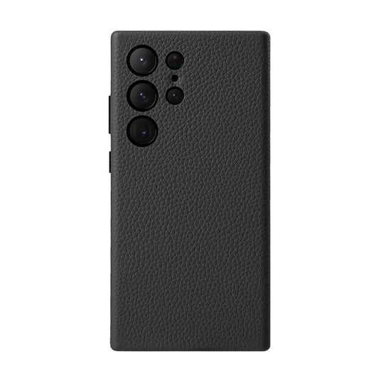Funda para teléfono de piel auténtica con te...