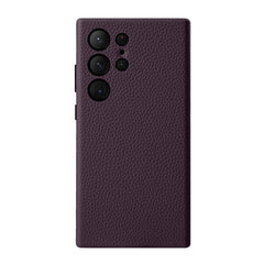 Funda para teléfono de piel auténtica con te...