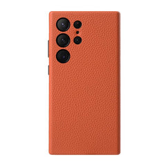 Funda para teléfono de piel auténtica con te...