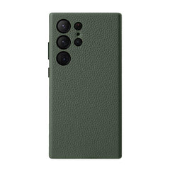 Funda para teléfono de piel auténtica con te...