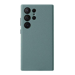 Funda para teléfono de piel auténtica con te...