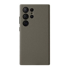 Funda para teléfono de piel auténtica con te...