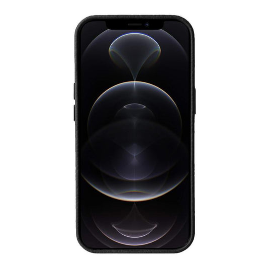 Funda para teléfono de piel auténtica con te...