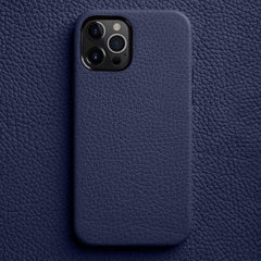 Funda para teléfono de piel auténtica con te...