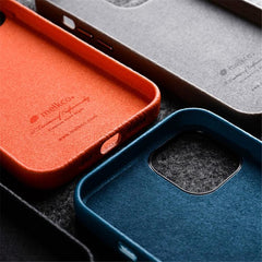Funda para teléfono de piel auténtica con te...