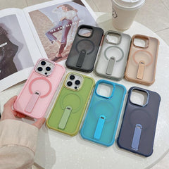 Funda para teléfono híbrida plegable con sop...