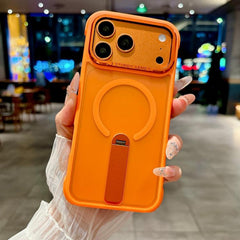 Funda para teléfono híbrida plegable con sop...