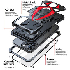 Funda para teléfono de silicona metálica a p...