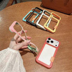 Funda para teléfono Wolmtt de dos colores co...