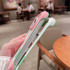 Funda para teléfono Wolmtt de dos colores co...