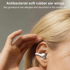 Auriculares inalámbricos con clip, cancelación de ruido y Bluetooth 6.0