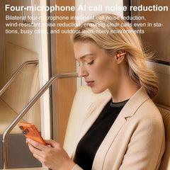 Auriculares inalámbricos con clip, cancelación de ruido y Bluetooth 6.0