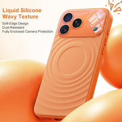 Funda de silicona líquida para teléfono con ...