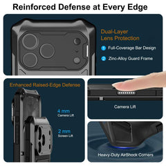 Funda para teléfono con construcción de arma...