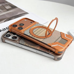 Funda para teléfono con soporte magnético si...