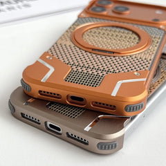 Funda para teléfono con soporte magnético si...