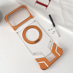 Funda para teléfono con soporte magnético si...
