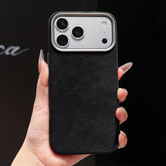 Funda magnética para teléfono de cuero de co...