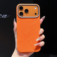 Funda magnética para teléfono de cuero de co...