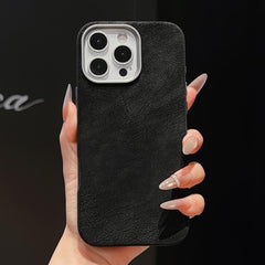 Funda magnética para teléfono de cuero de co...