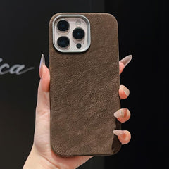 Funda magnética para teléfono de cuero de co...