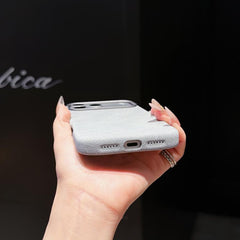 Funda magnética para teléfono de cuero de co...
