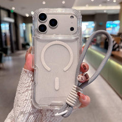 Funda magnética desmontable 3 en 1 con purpu...